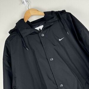 Nike NSW Sportswear Swoosh Puffer Jacket Black FB7852-010 Men's Size Medium